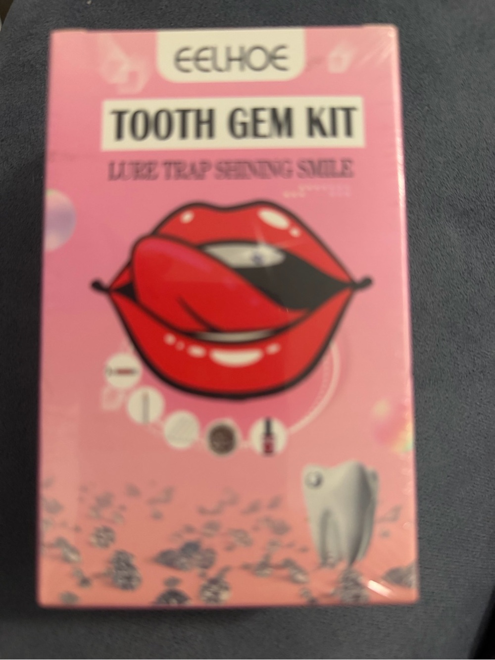 EELHOE Pink Tooth Gem Kit – Sparkling Dental Accent